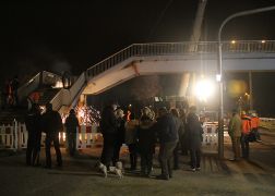 Naechtlicher Brueckenabriss In Jena 6